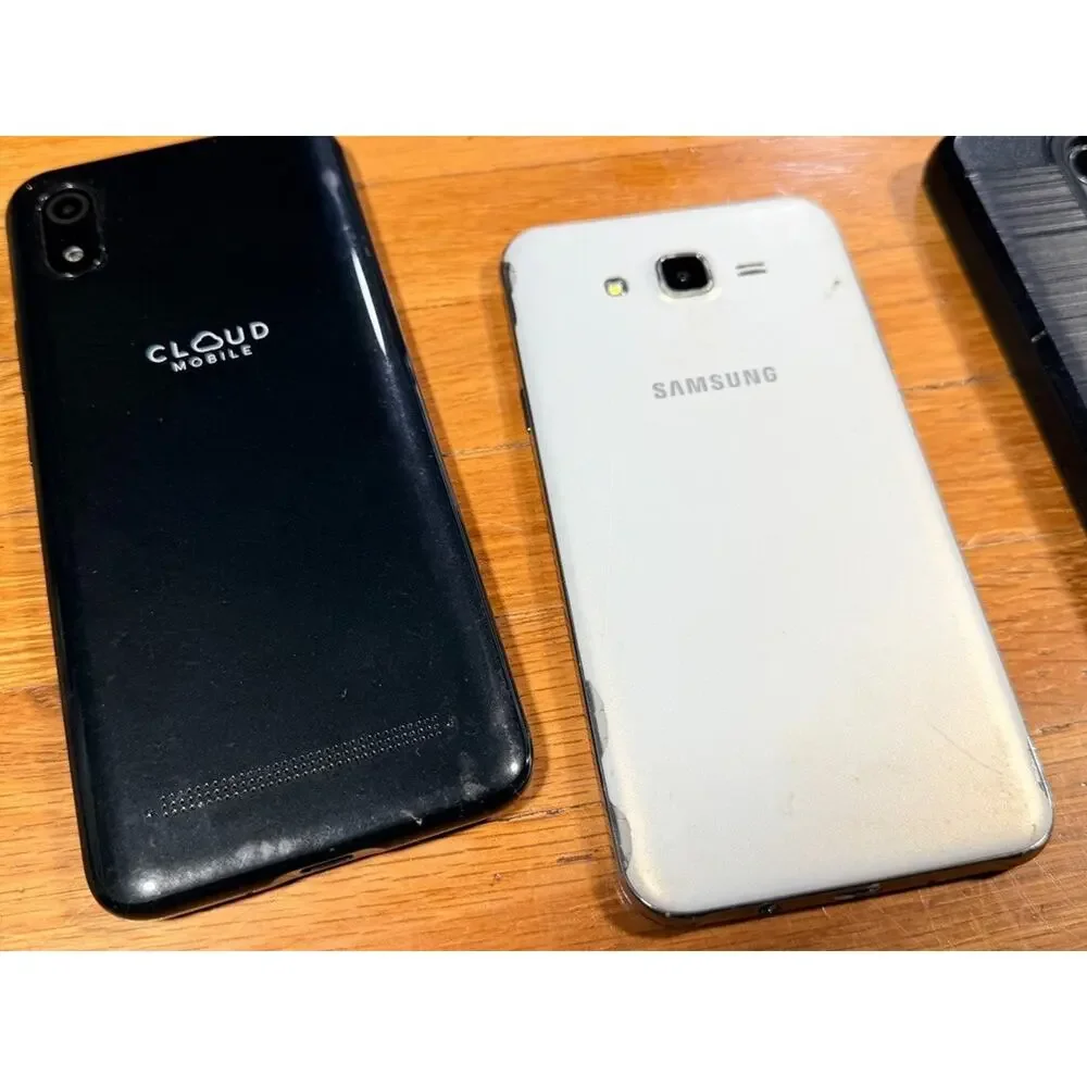 Lot of 7 Android Phones & Tablet Samsung Motorola ZTE XMobile Parts Repair